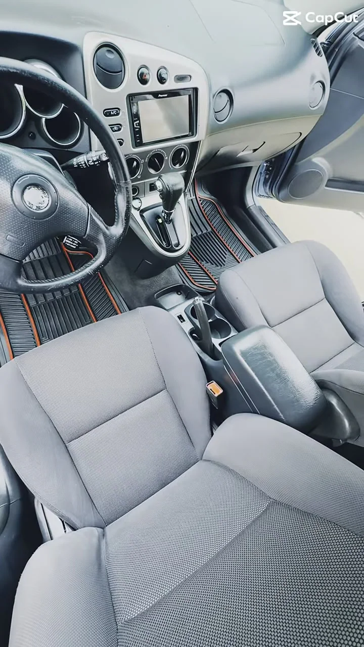Clean Toyota interior after mobile detailing