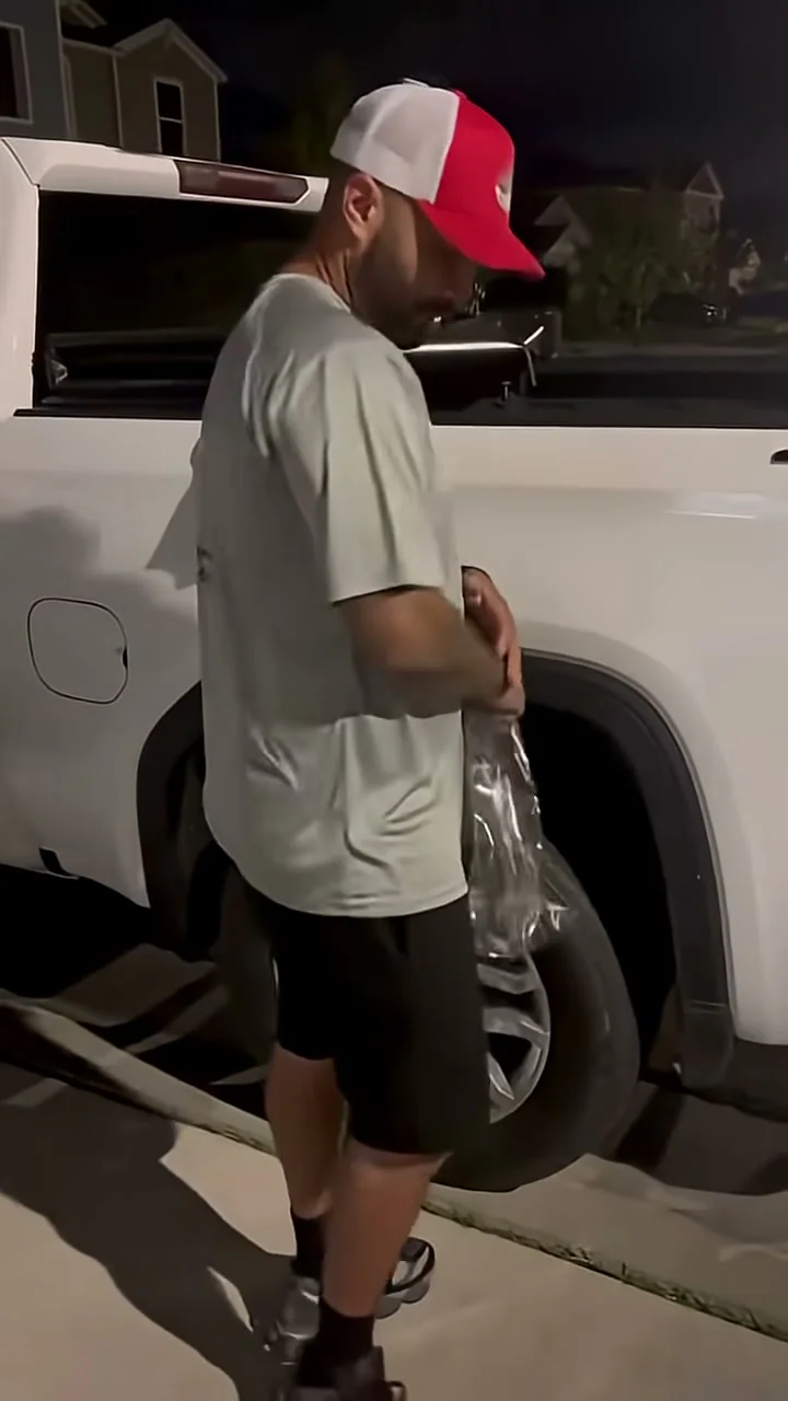 Rod Shine owner beside the mobile service truck